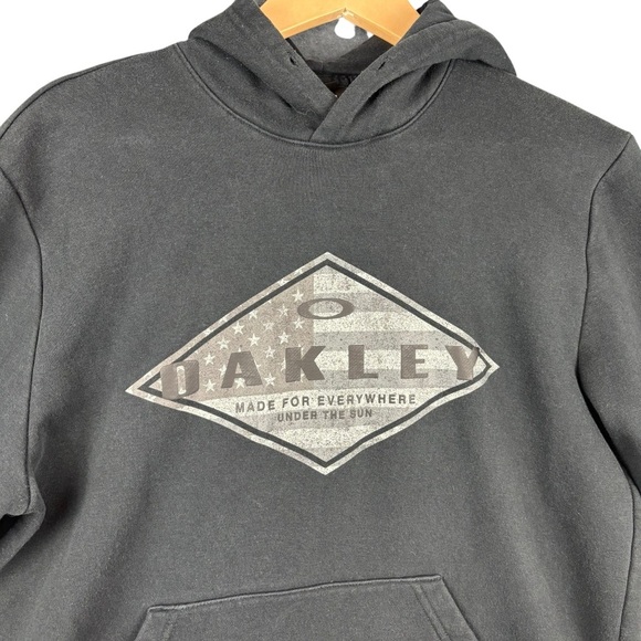 EUC Oakley Men’s Diamond Space Flag Hooded Sweatshirt Sz Medium - Picture 4 of 8